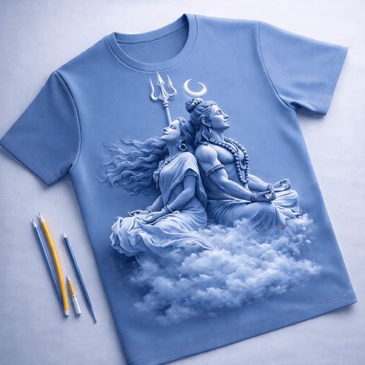 Lord Shiva and Parvati Eternal Love T-Shirt