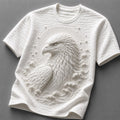 Fearless Eagle Beautiful Artwork White Tee