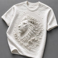 Powerful Lion Stunning Art White T-Shirt
