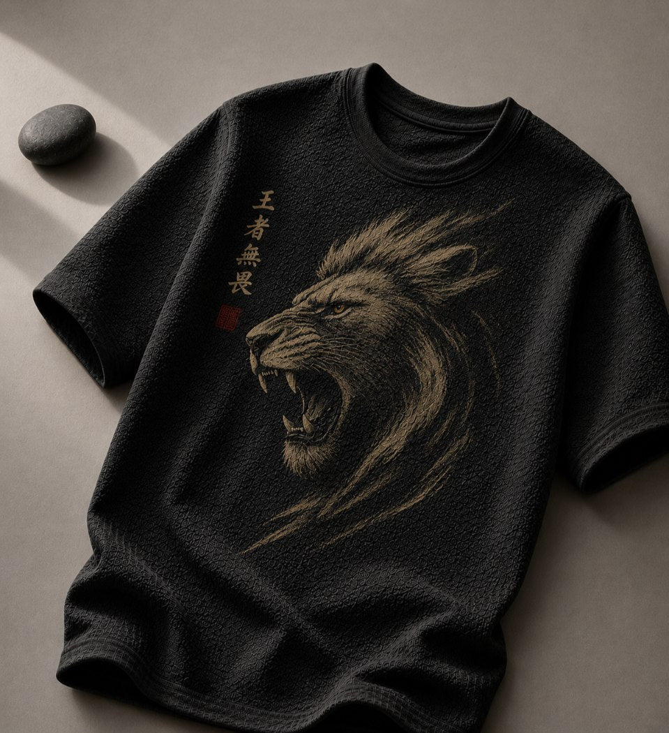 The Fearless King Roaring Lion T-Shirt