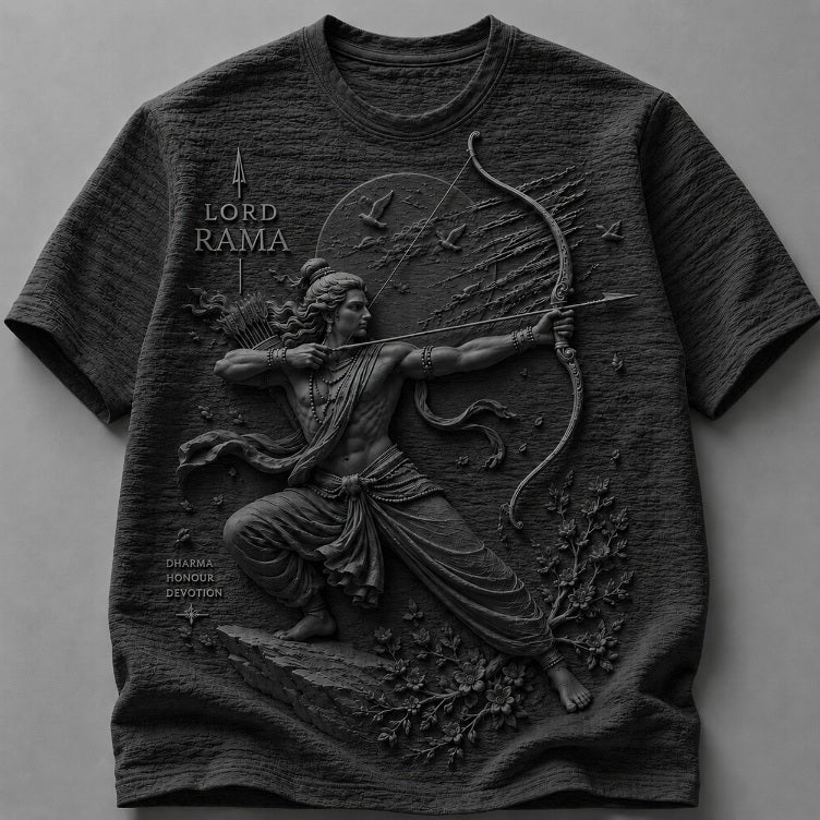 Spiritual Lord Rama Blessings White T-Shirt
