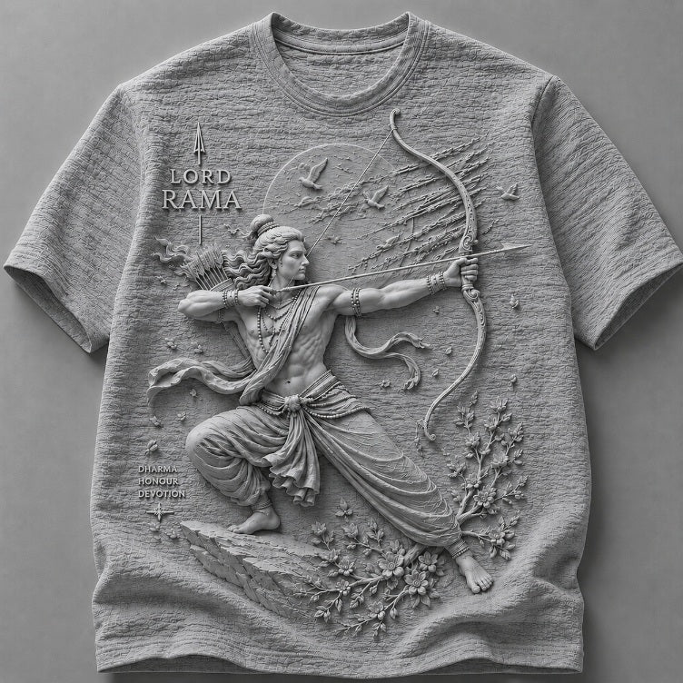 Spiritual Lord Rama Blessings White T-Shirt