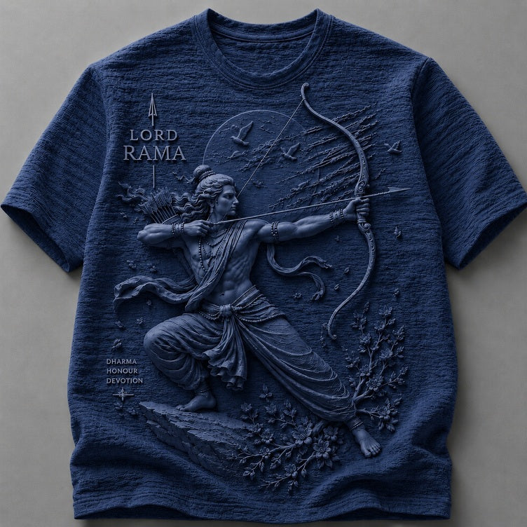 Spiritual Lord Rama Blessings White T-Shirt
