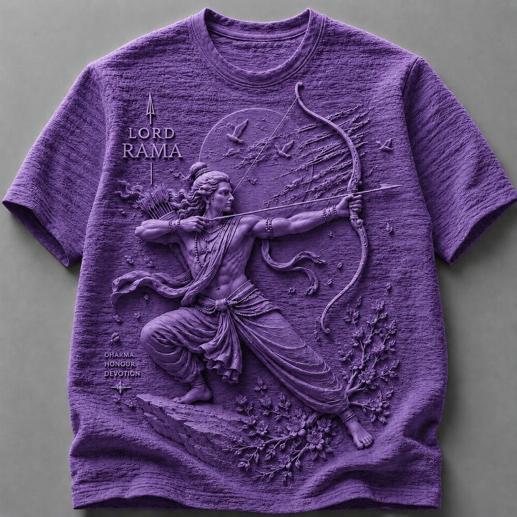 Spiritual Lord Rama Blessings White T-Shirt