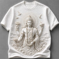 Lord Vishnu Cosmic Energy White T-Shirt