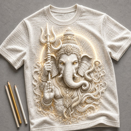 Lord Ganesha Auspicious Blessings T-Shirt