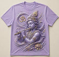 Lord Krishna Om Lavender T-Shirt