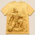 Lord Hanuman Gada Yellow T-Shirt