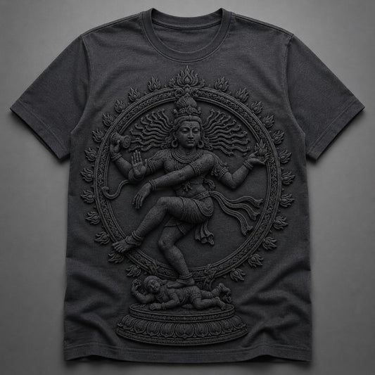 Lord Shiva Cosmic Dance Black T-Shirt