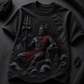 Lord Shiva Crimson Aura Black T-Shirt