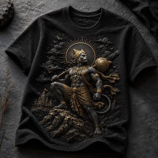 Lord Shiva Divine Serenity Black T-Shirt