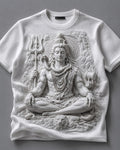 Lord Shiva Eternal Peace White T-Shirt
