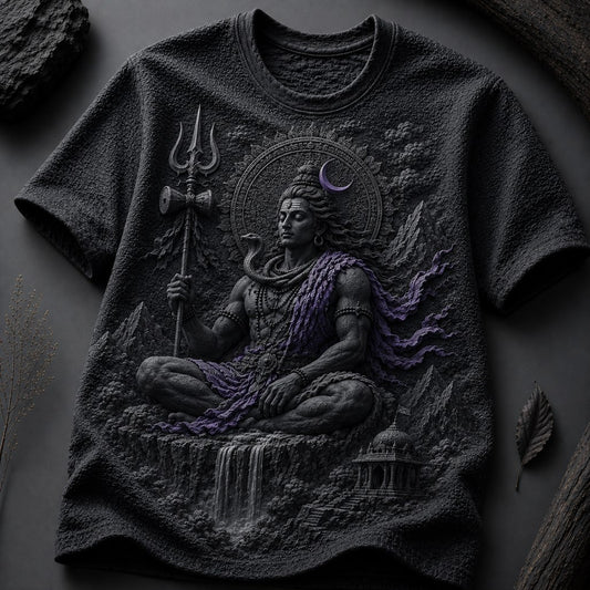 Lord Shiva Mystic Energy Black T-Shirt