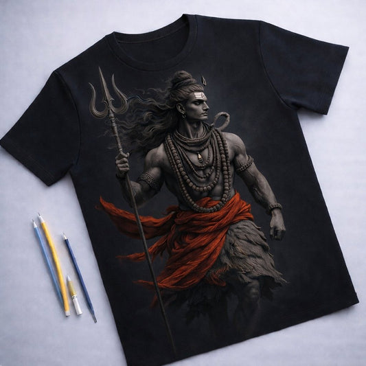 Lord Shiva Fierce Warrior T-Shirt