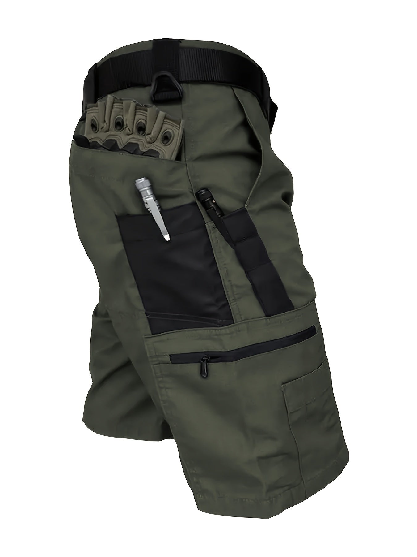 Men'S Tactical Cargo Shorts - Multi-Pocket High Quality Outdoor Shorts for Camping, Hiking, Fishing And Hunting | Durable, Lightweight And Comfortable with Adjustable Waistband | Hiking Gear (No Belt)