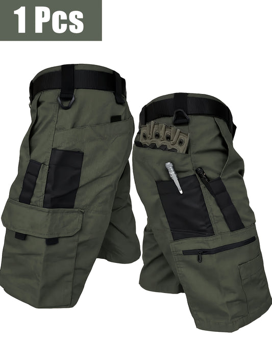 Men'S Tactical Cargo Shorts - Multi-Pocket High Quality Outdoor Shorts for Camping, Hiking, Fishing And Hunting | Durable, Lightweight And Comfortable with Adjustable Waistband | Hiking Gear (No Belt)